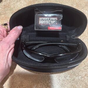 Liberty Black Sports Glasses Rec Specs Maxx prescription lenses